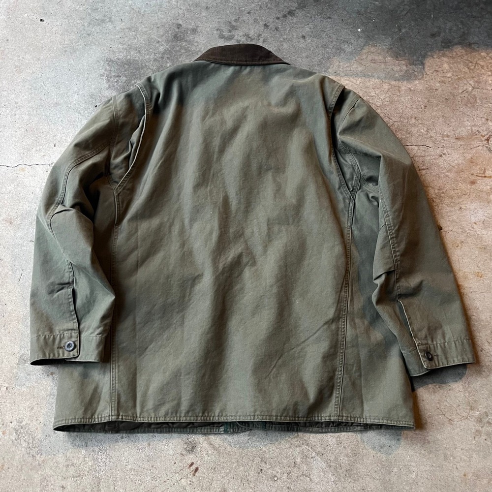 Orvis Men's Chore Jacket Barn Coat Field Insulated Brown XXL Canvas Quilt Lined - Picture 3 of 11